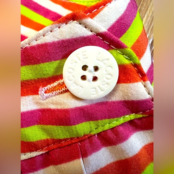 Lacoste - Preppy Stripe Pleated Skirt size 46 - Picture 5 of 5